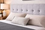 Berg Bed Set upholstered headboard with soft tufted detailing