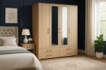 Lothar 4 Door Wardrobe