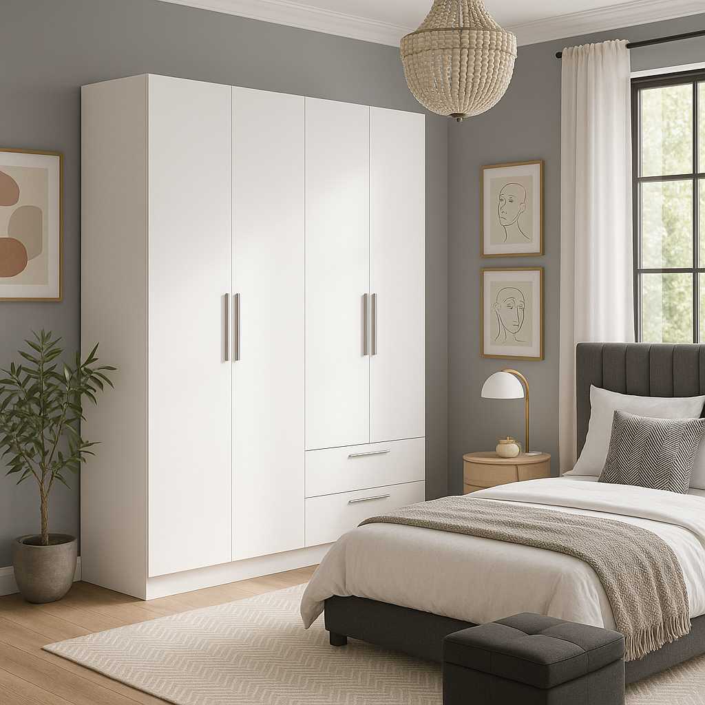 Marte 4 Door Wardrobe 1 Marte 4 Door Wardrobe