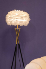 Renome Feather lamp for your living room with stand