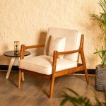 Contour Walnut Sofa Chair