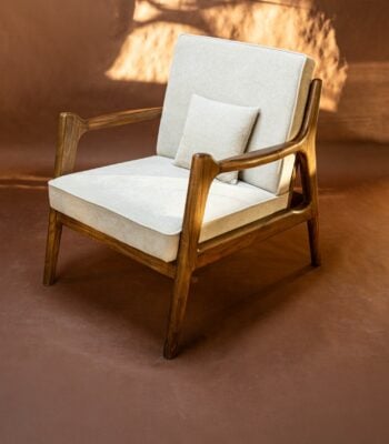 Contour Walnut Sofa Chair