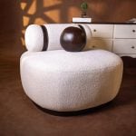 Plush Orbit Sofa Chair