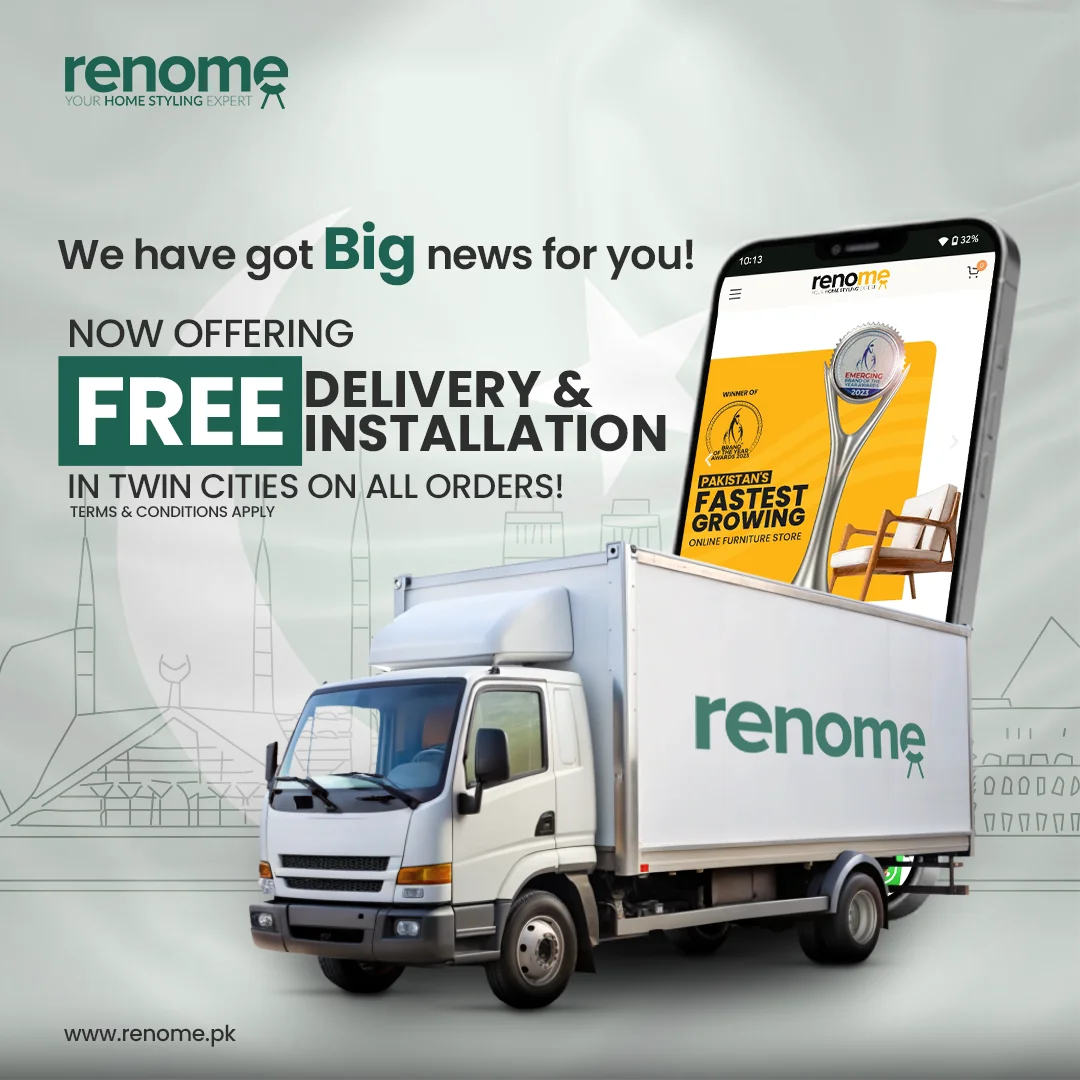 renome free delivery square green