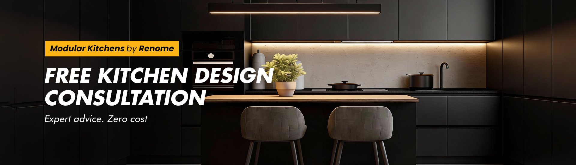 Renome website banner (kitchen)