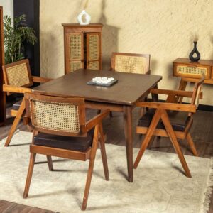 modern wooden 4 seater dining table set veltrano dining set renome pakistan