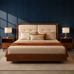 The Seranova Bed (With side Tables and Dresser)