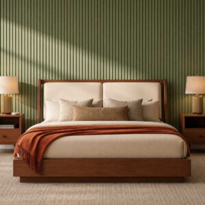 The Seranova Bed (With side Tables and Dresser)